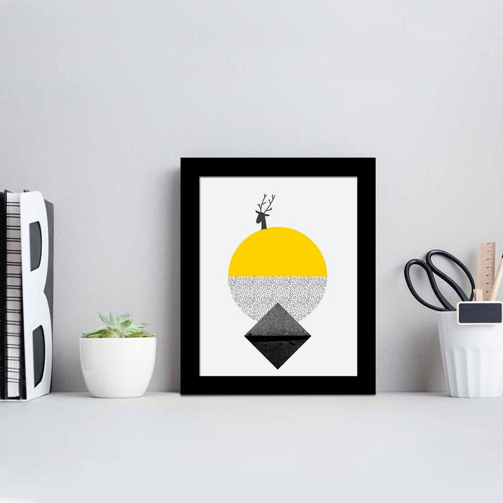 Peinture mdf encadrée décorative SCT-037