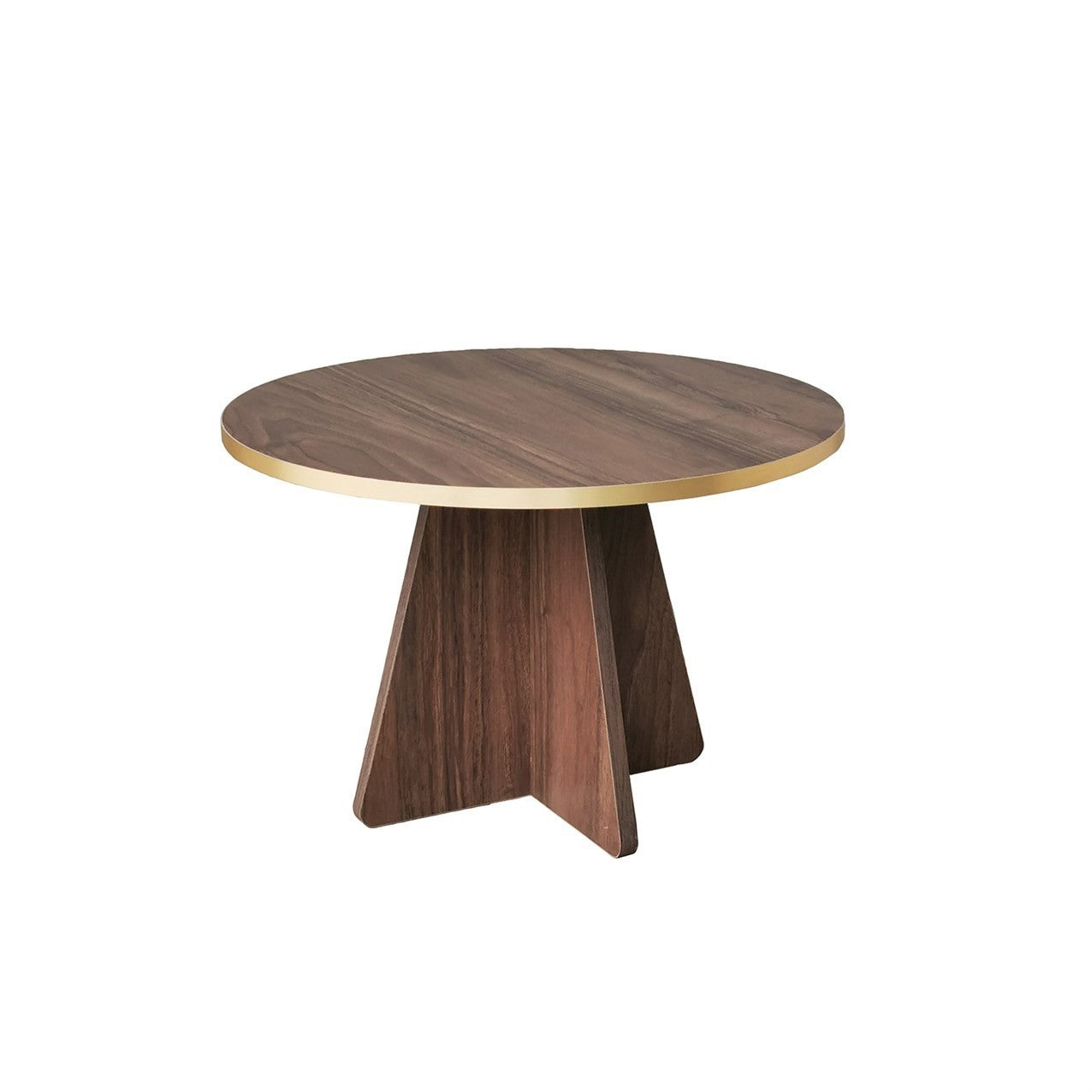 Table basse Mushroom - Gold, Walnut v2