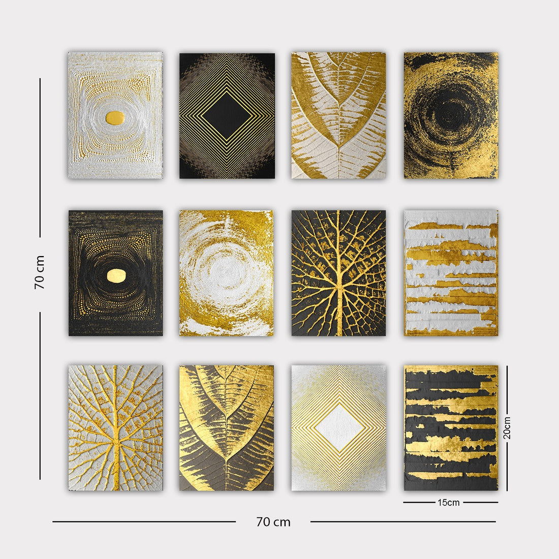 Peinture décorative MDF (12 pièces) 12MDF37YS