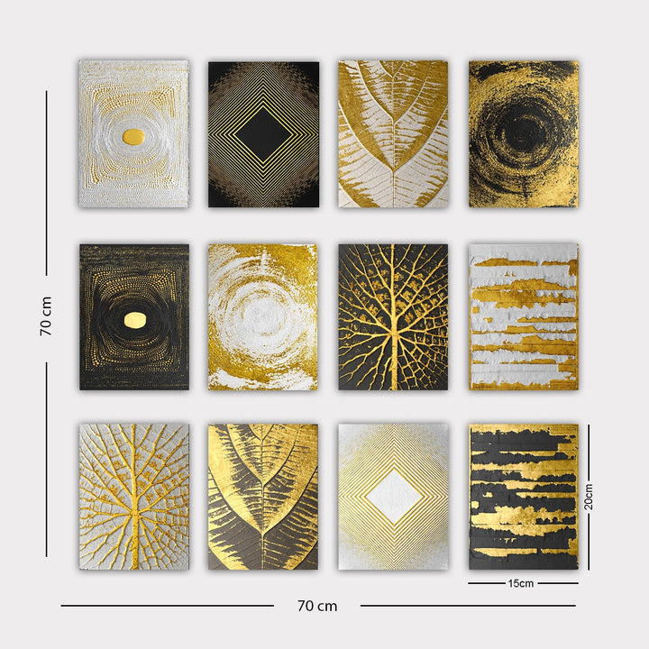 Peinture décorative MDF (12 pièces) 12MDF37YS