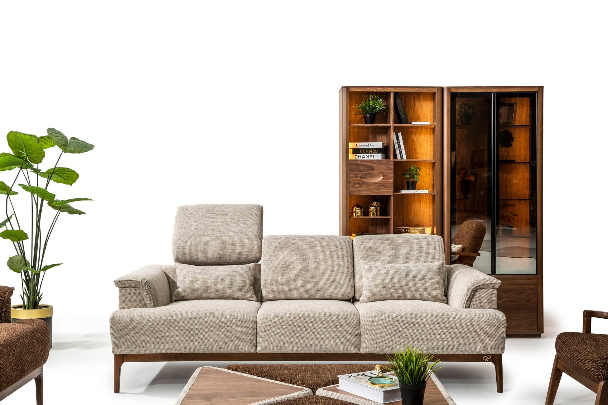 Aston Canapé 3 Places Crème