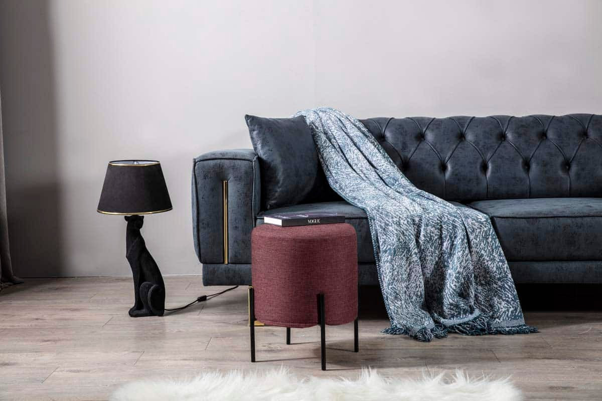 Norm Pouf Rose Framboise