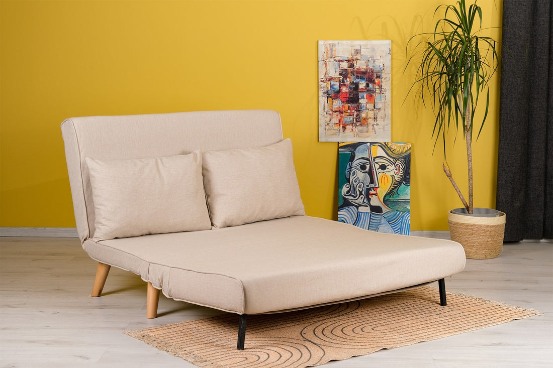 Canapé-lit 2 places Folde 2-Seater - Cream