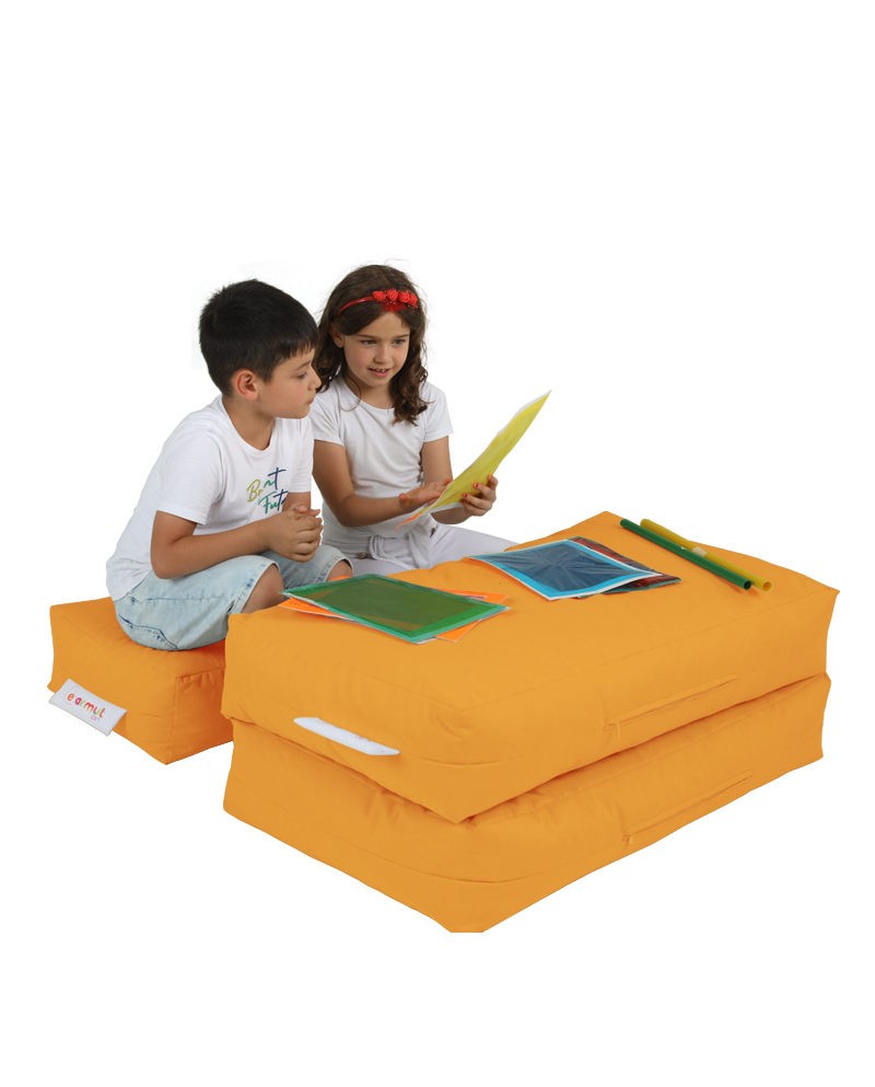 Pouf de jardin Kids Double Seat Pouf - Orange