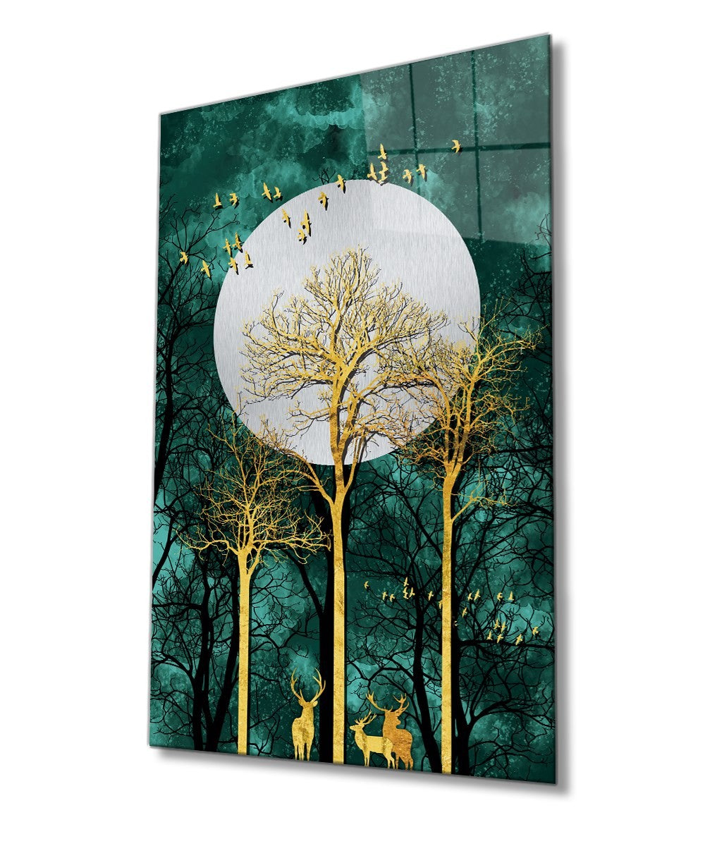 Peinture en verre trempé décoratif 0833 - 110 x 70