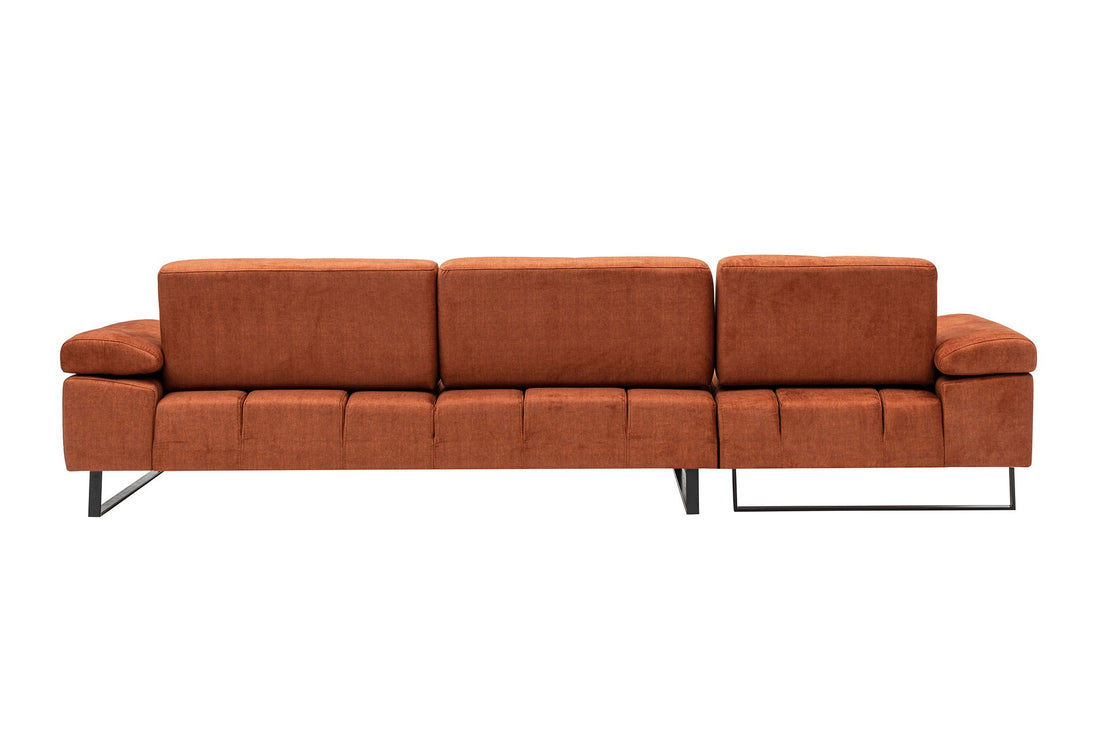 Canapé d'angle Mustang Large Left - Orange