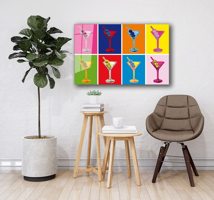 Peinture en verre trempé décoratif 0547 - 110 x 70