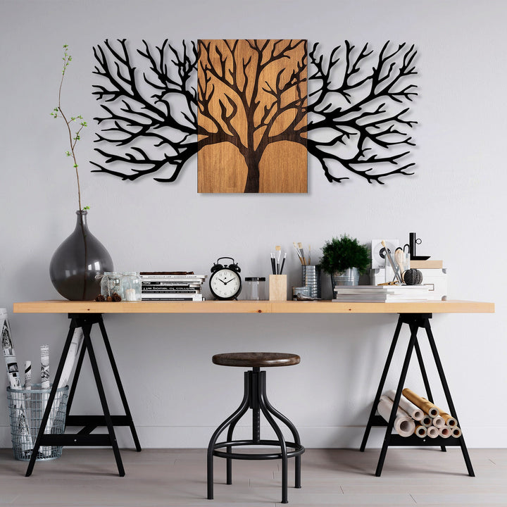 Accessoire mural en bois décoratif Tree - 327