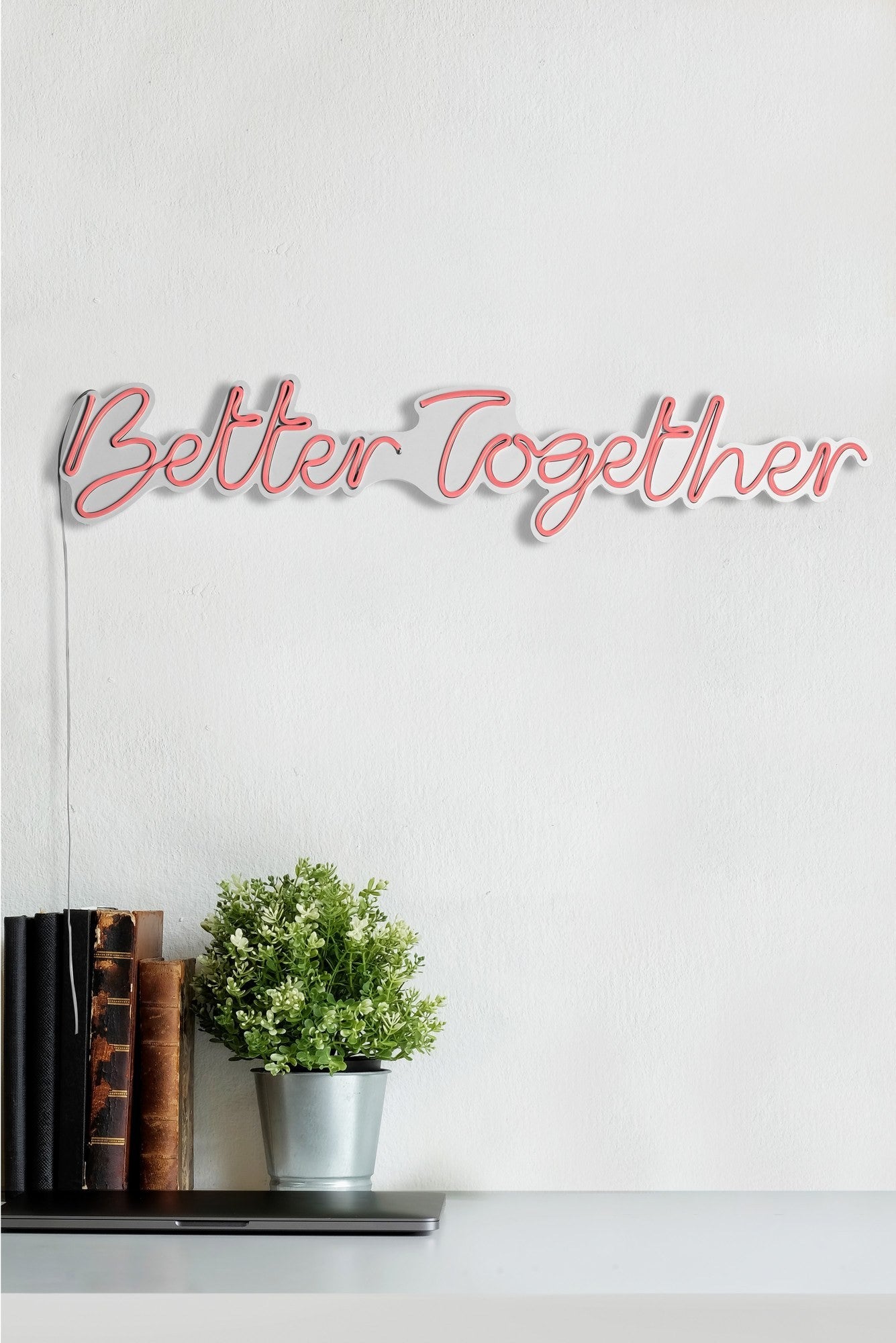 Éclairage LED en plastique décoratif Better Together - Pink