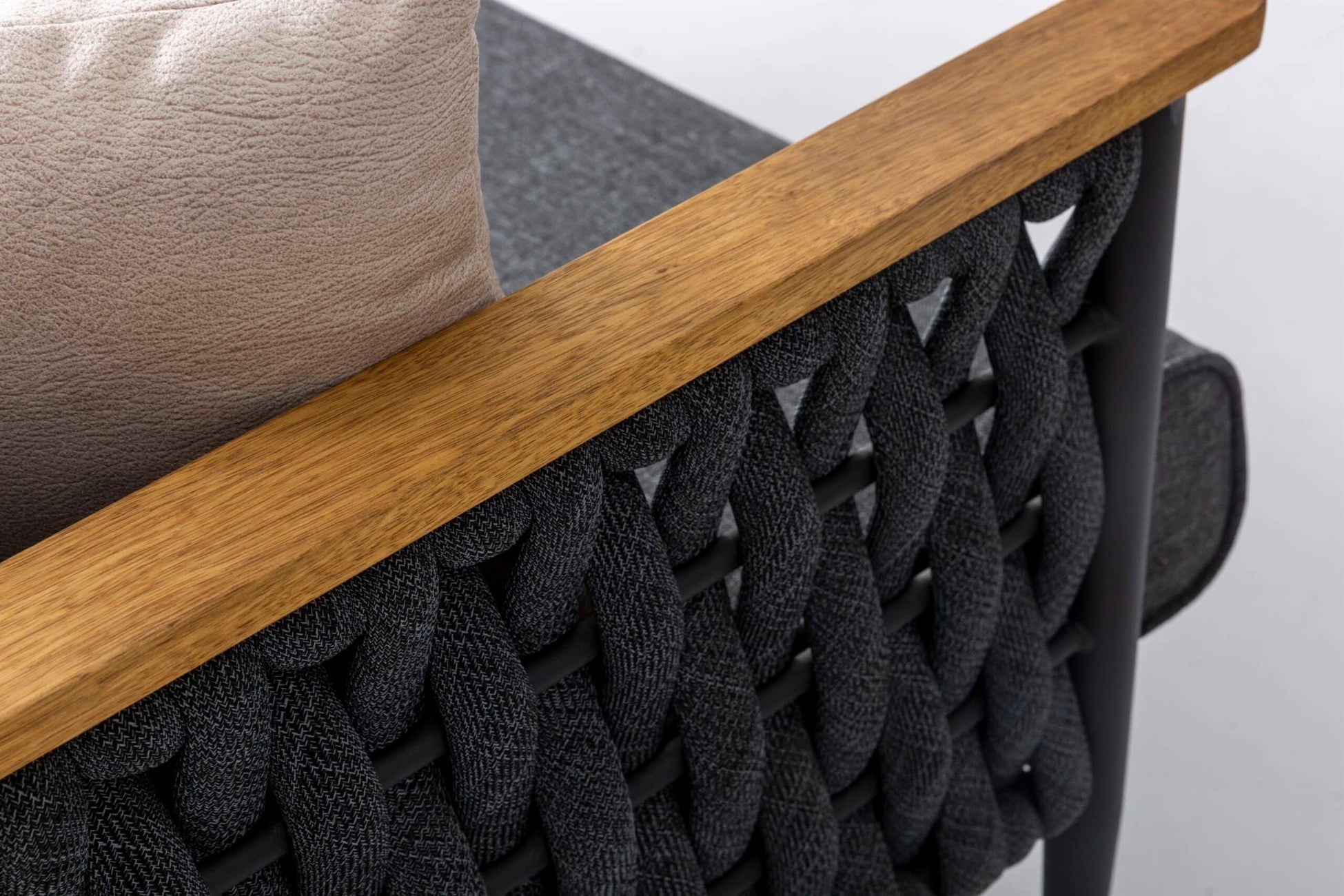 Salon de jardin avec coussins &amp; table basse Grey