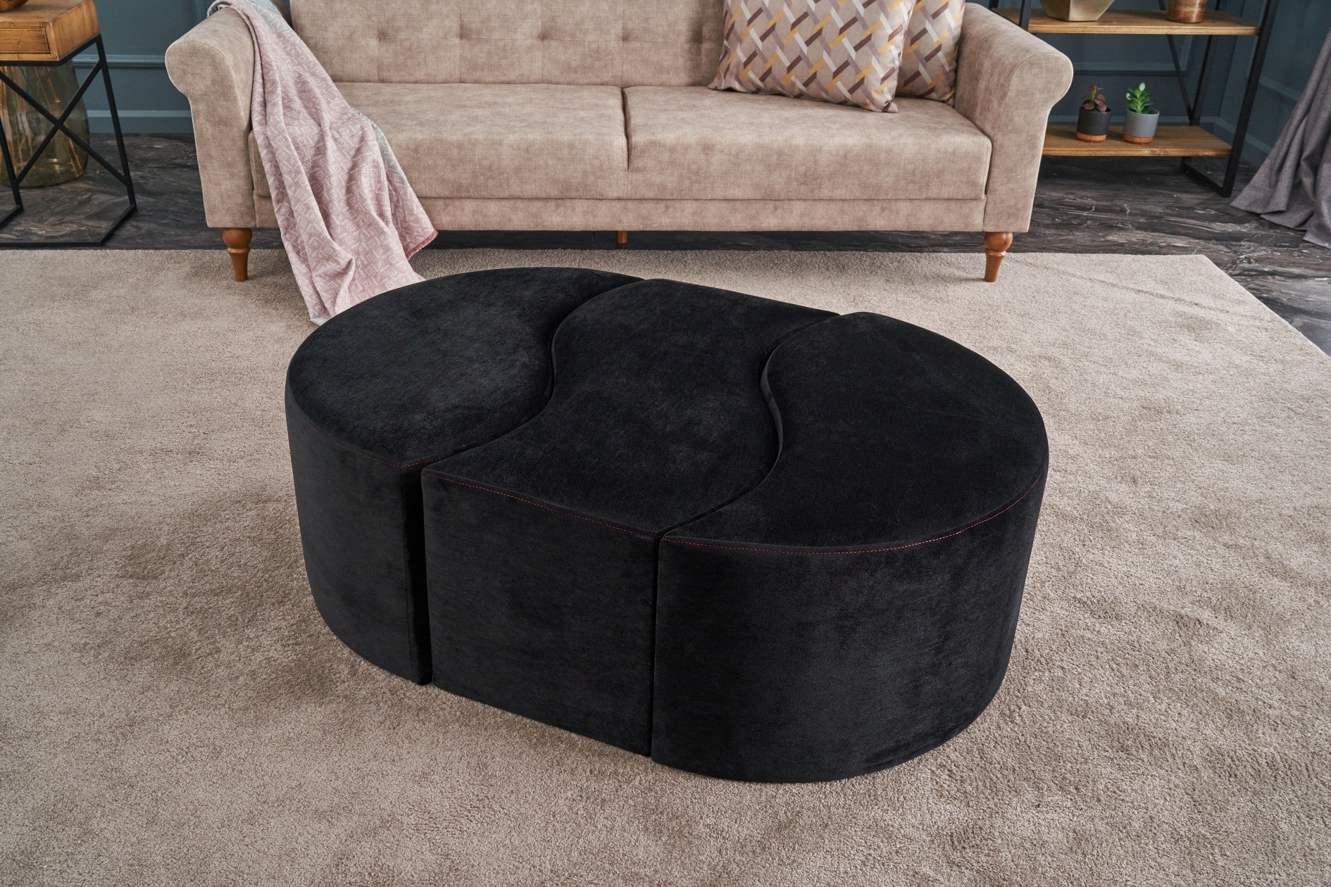 Pouf Alya Puf - Black