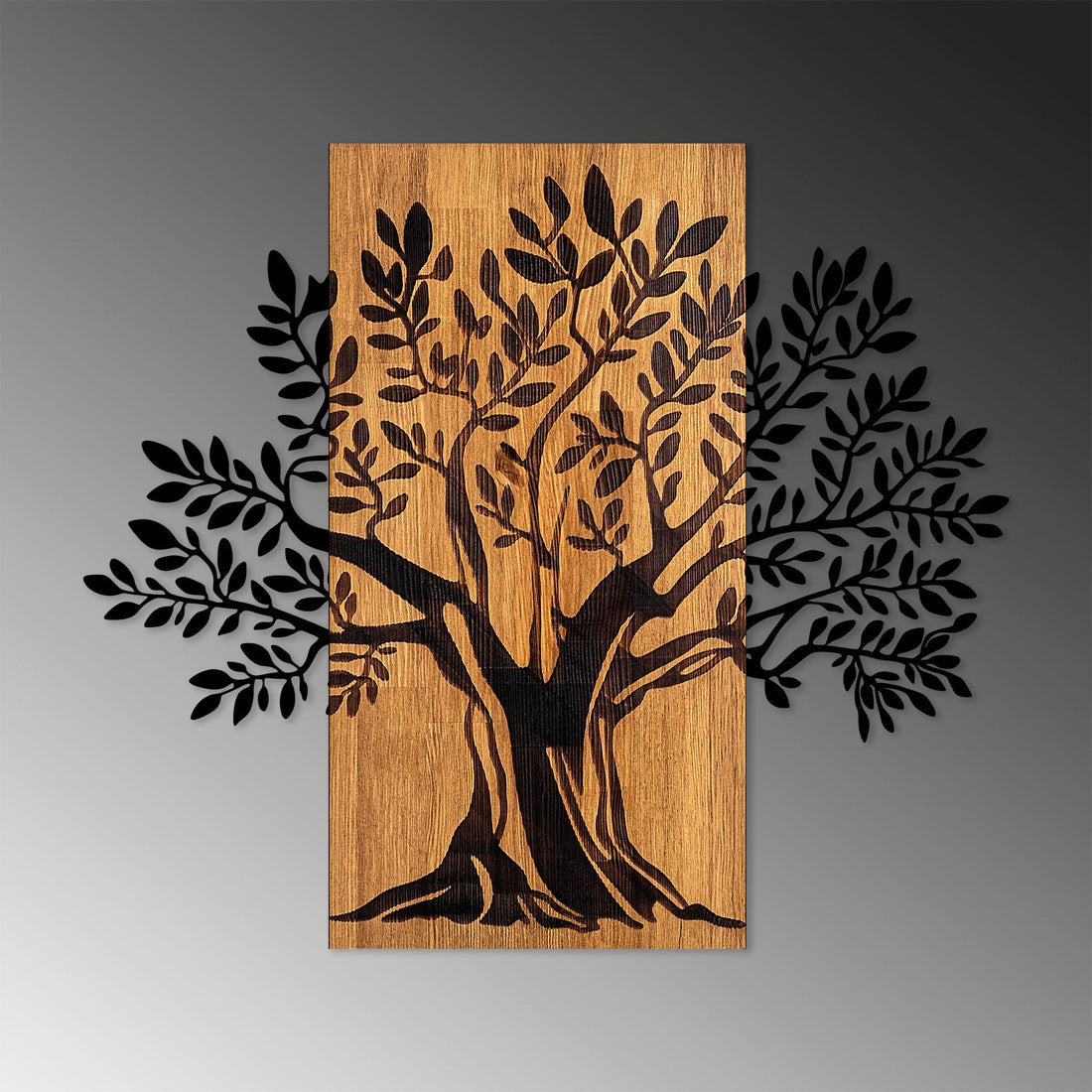 Accessoire mural en bois décoratif Monumental Tree 2