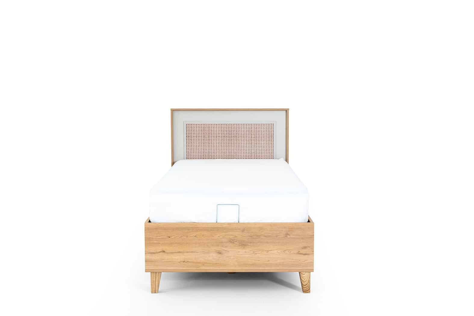 Natura avec sommier lit (100*200)