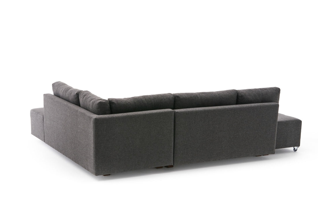 Canapé d'angle Manama Corner Sofa Bed Right - Anthracite