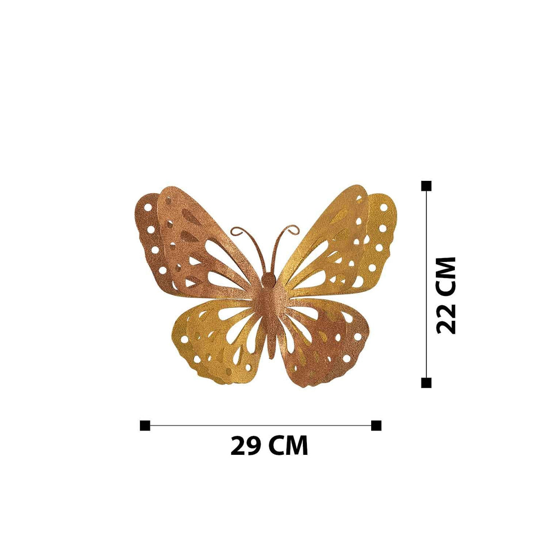 Accessoire mural en métal décoratif Ines