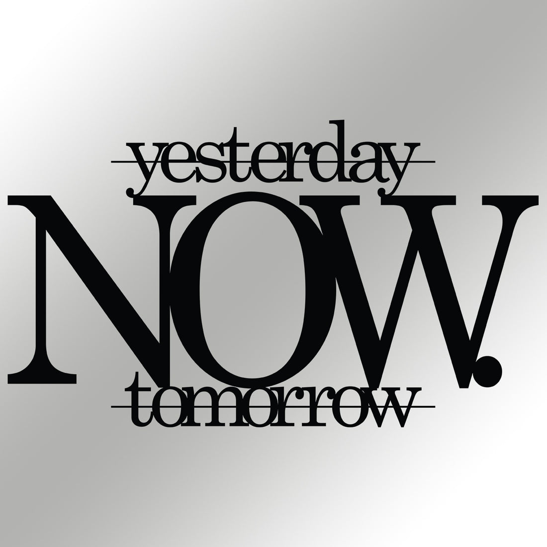 Accessoire mural en métal décoratif Now