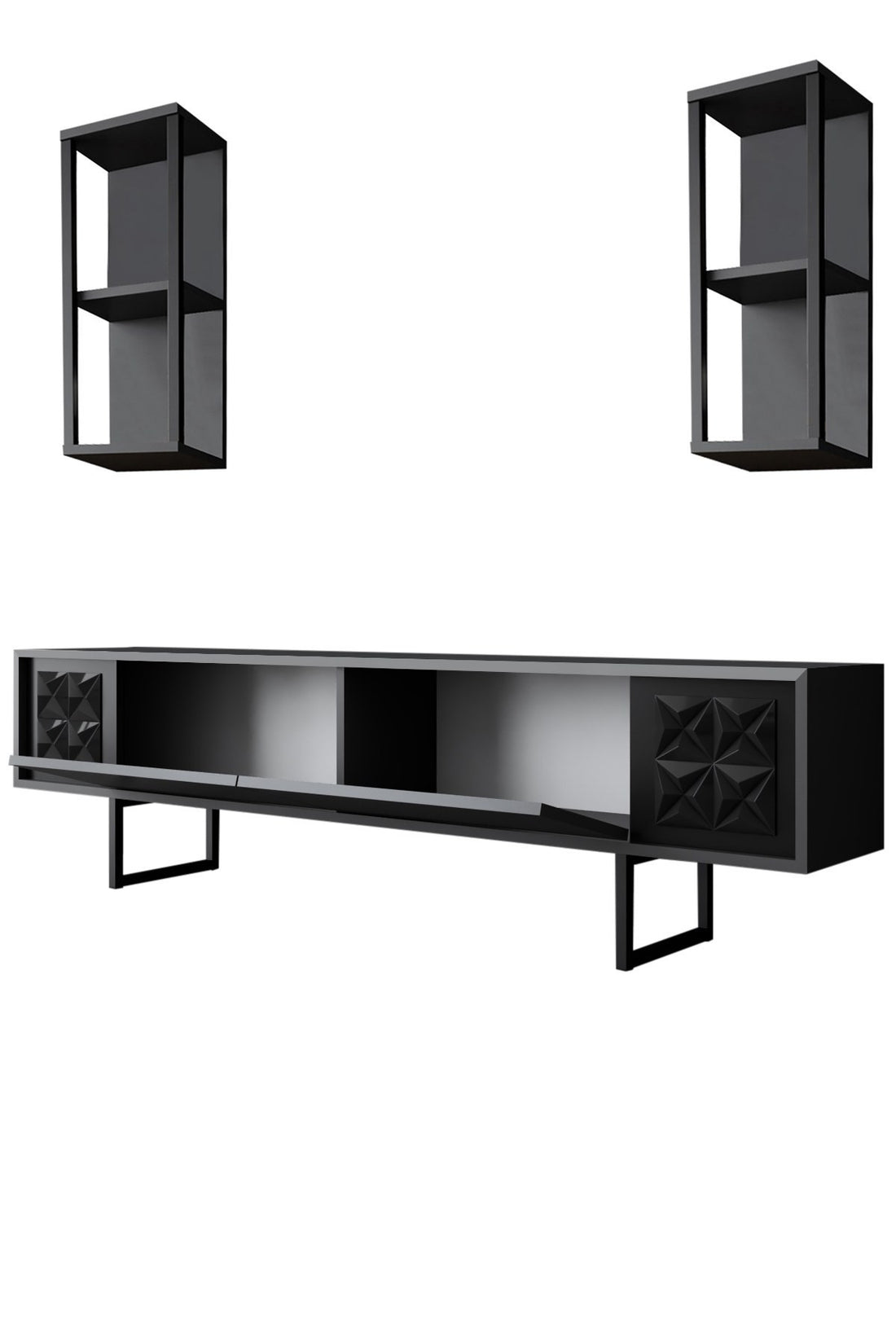 Ensemble de meubles de salon Black Line Set - Anthracite, Black