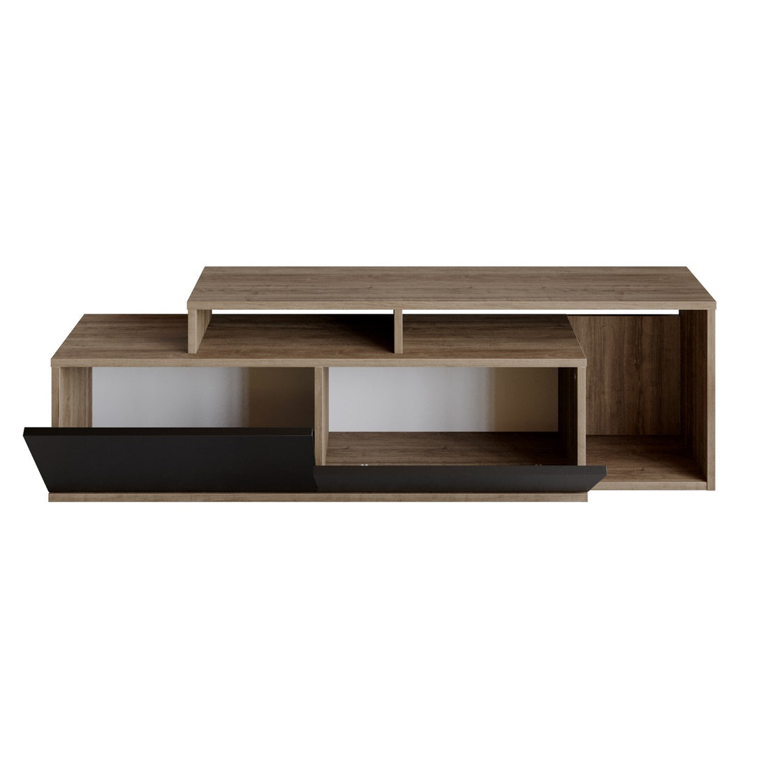Meuble TV Nexera - Walnut, Black