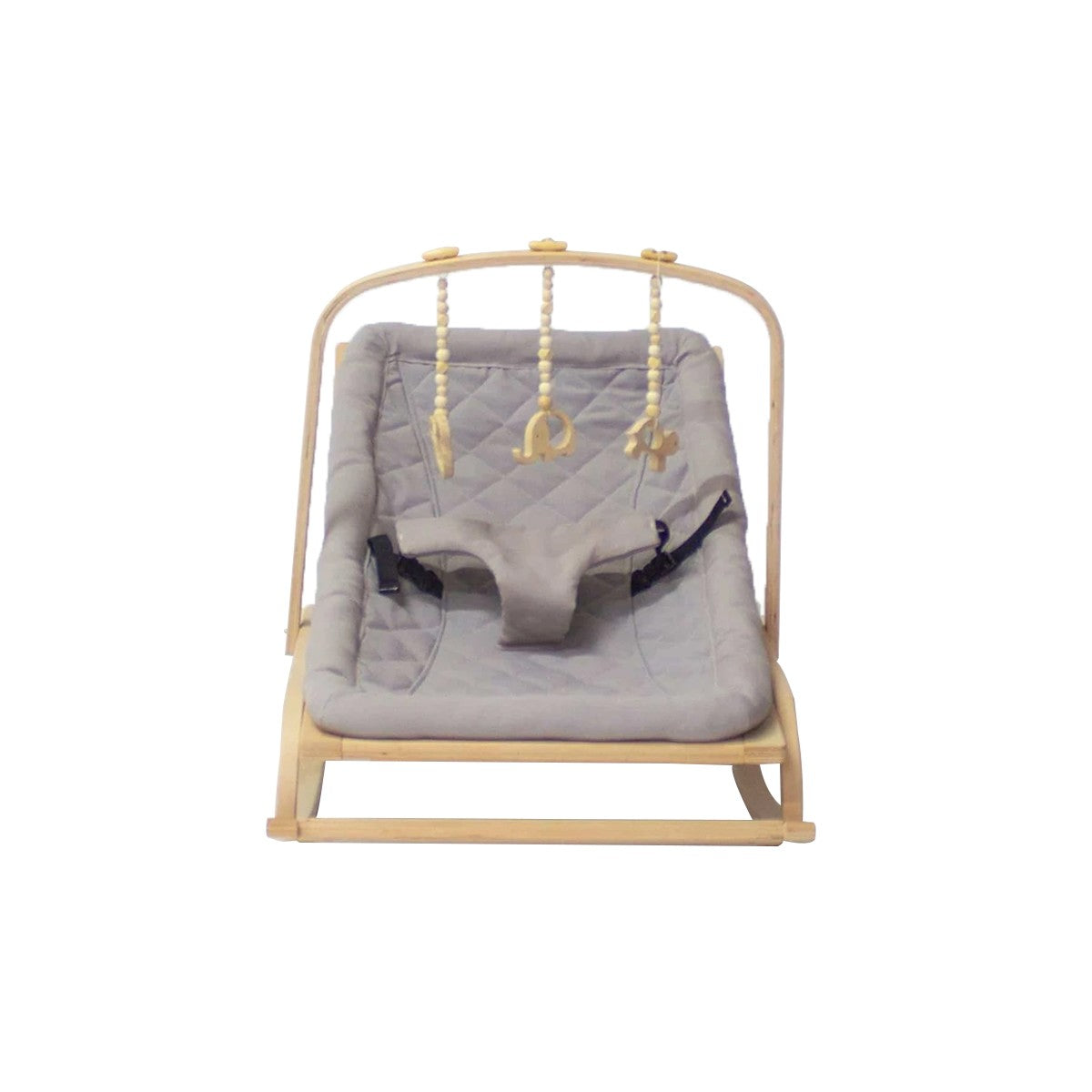 Transat bébé bois ajustable + Avec 3 jouet en bois