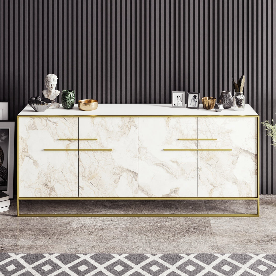 Console Polka - White