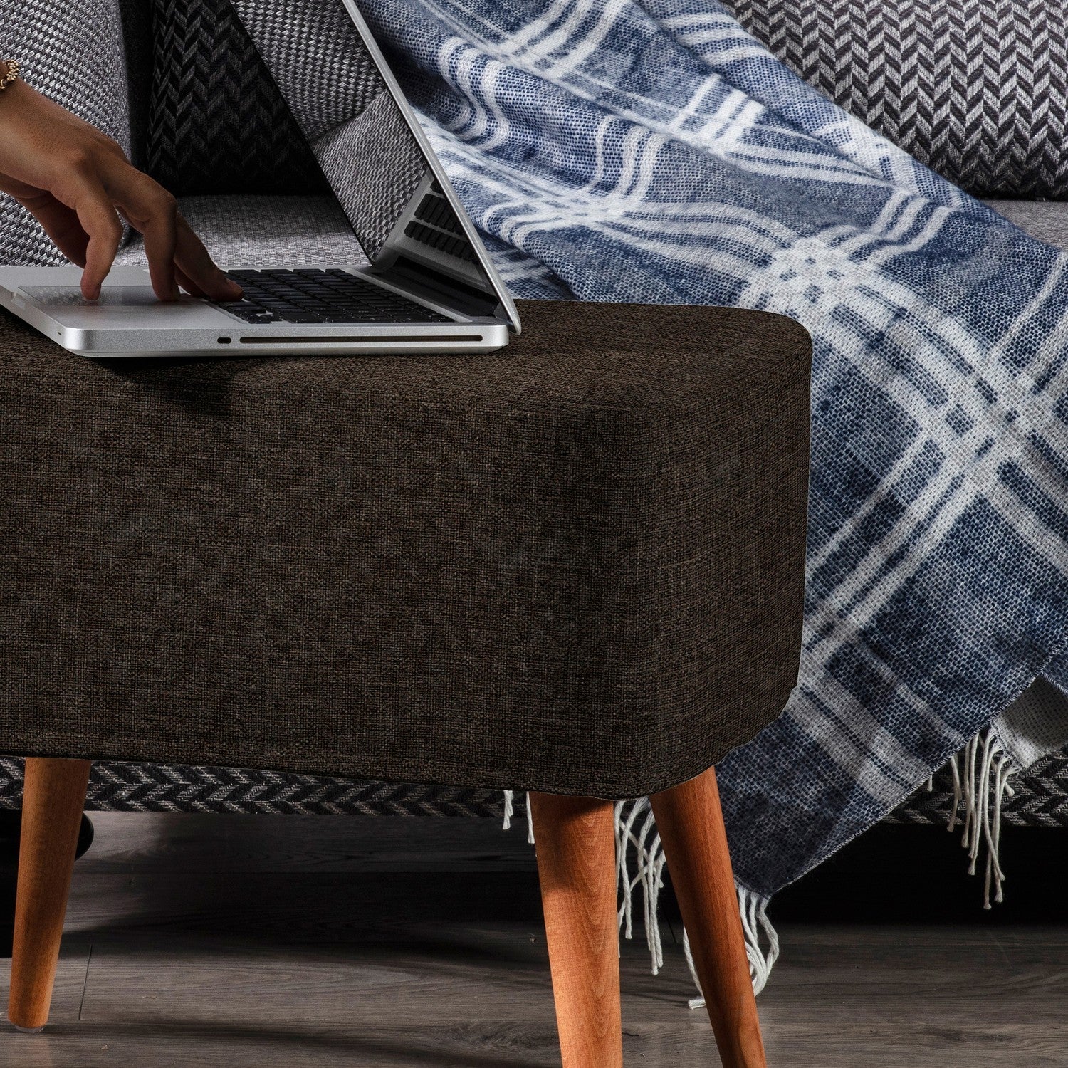 Albina Pouf anthracite