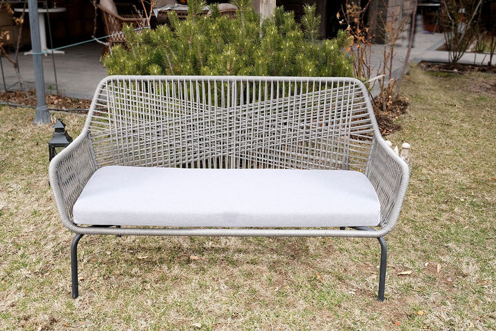 Ensemble de salons de jardin Beta - Grey (1+1+2+S)