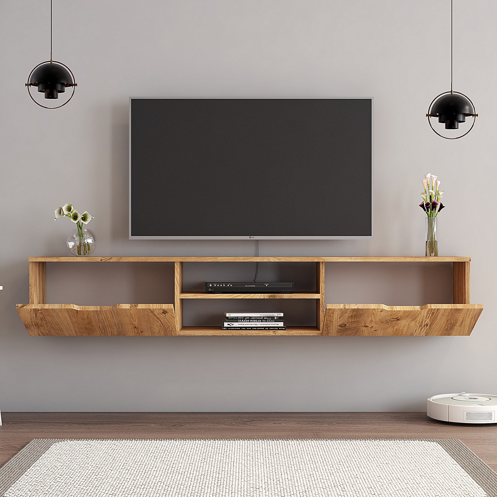 Unité de télévision Denoya 2 TV Unit - Atlantic Pine v2