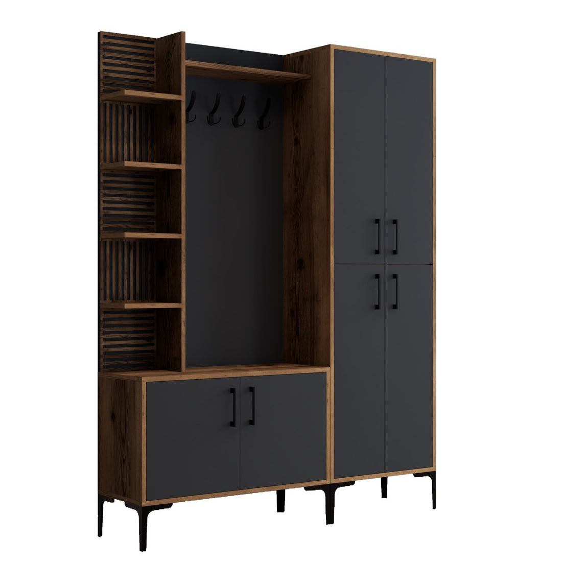 Stand Viyana DA - Walnut, Anthracite