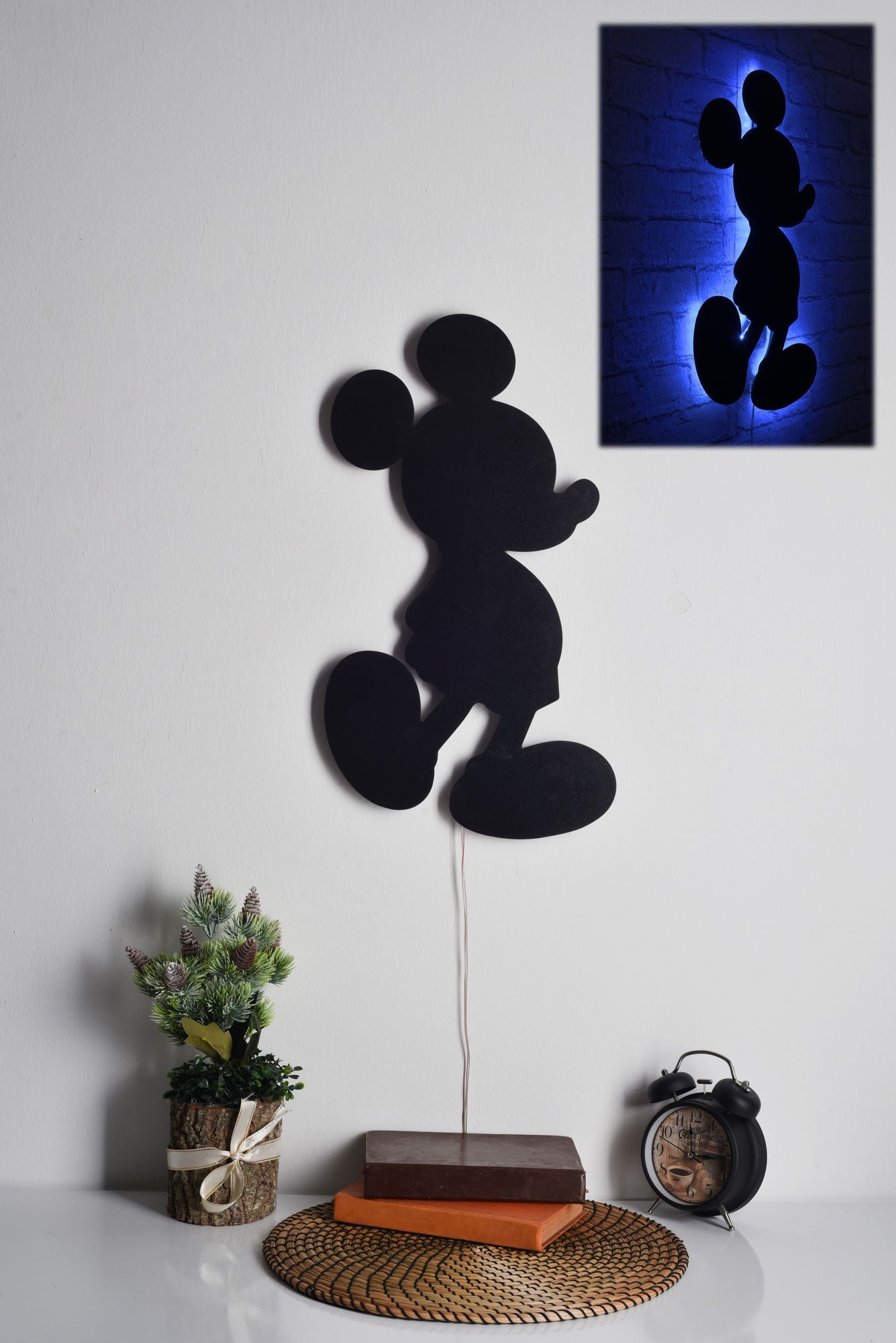 Éclairage LED décoratif Mickey Mouse - Blue