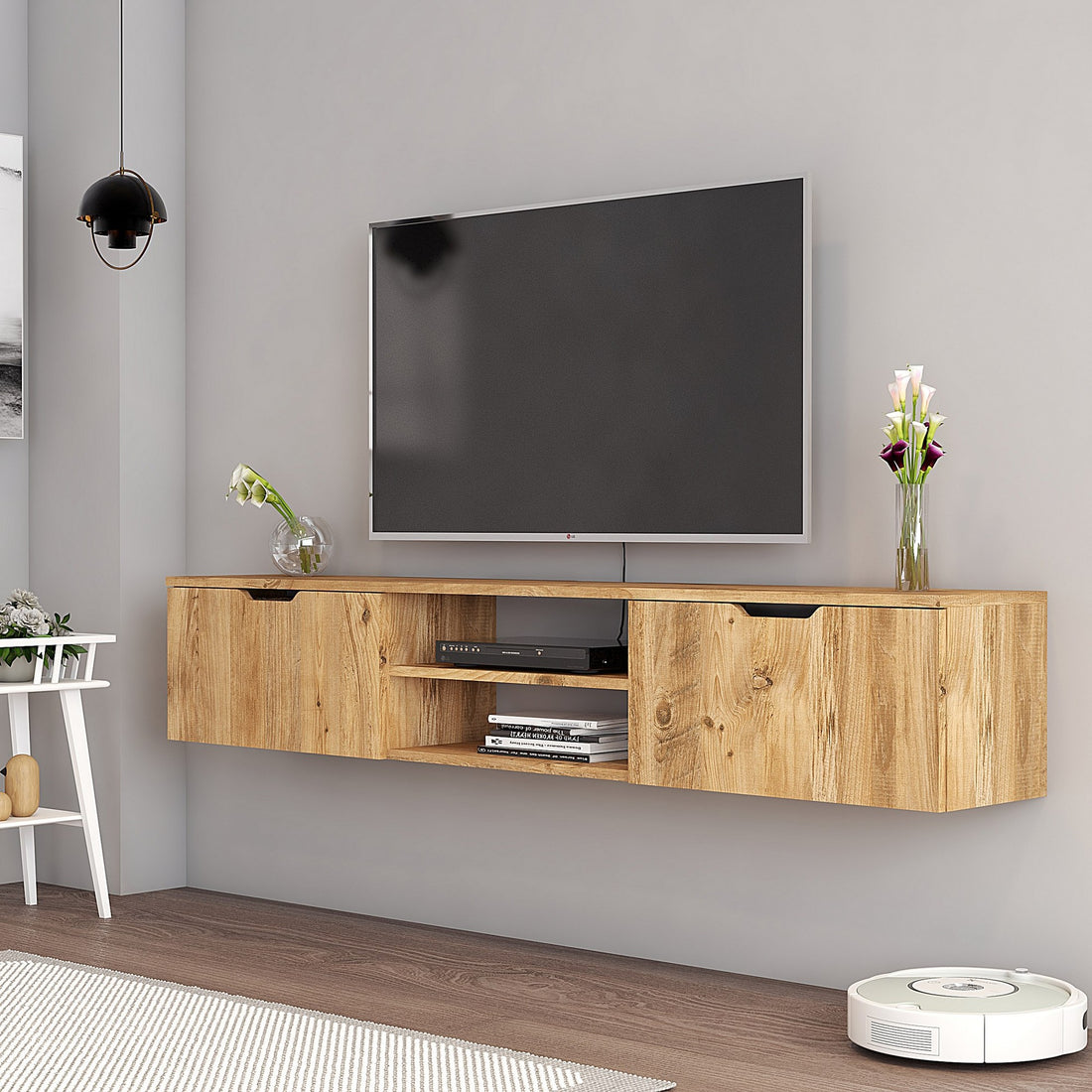 Unité de télévision Denoya 2 TV Unit - Atlantic Pine v2
