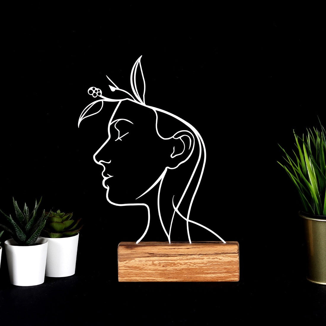 Objet décoratif Woman - White