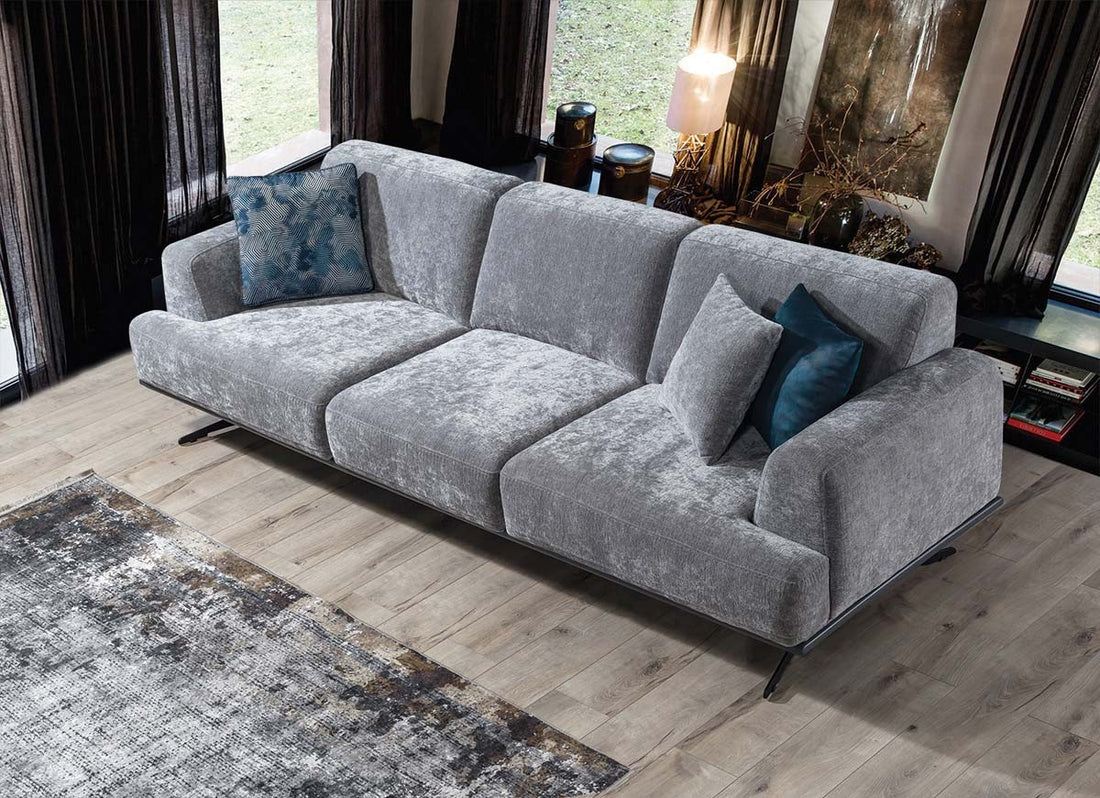 Magnum Ensemble de Canapé Bleu Gris