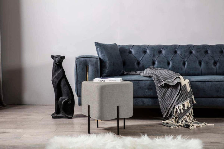Mono Pouf Crème