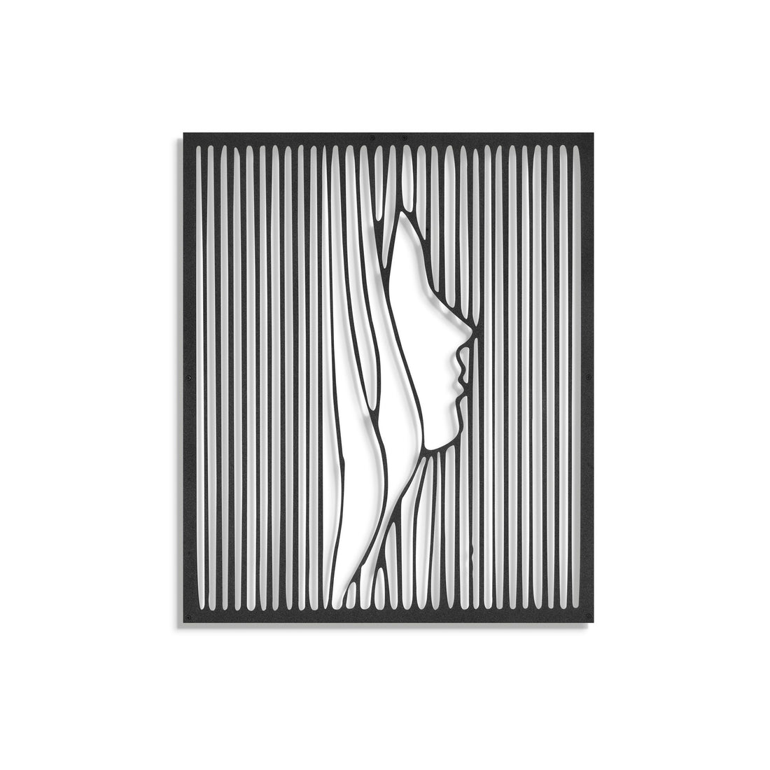 Accessoire mural en métal décoratif Woman