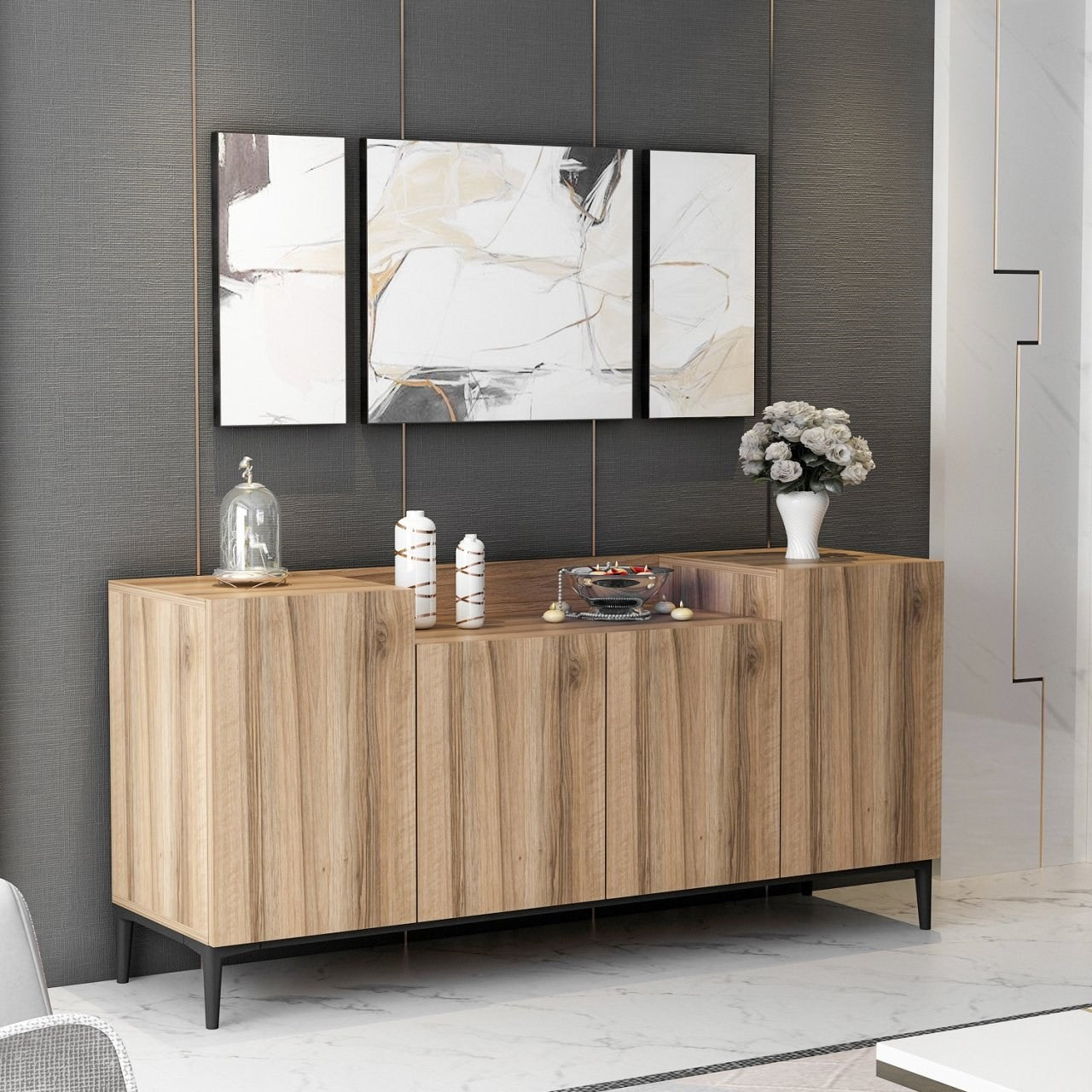 Console Ellaria - Walnut