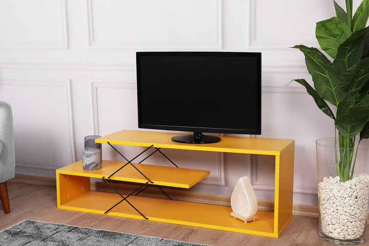 Meuble TV Zigzag - Yellow