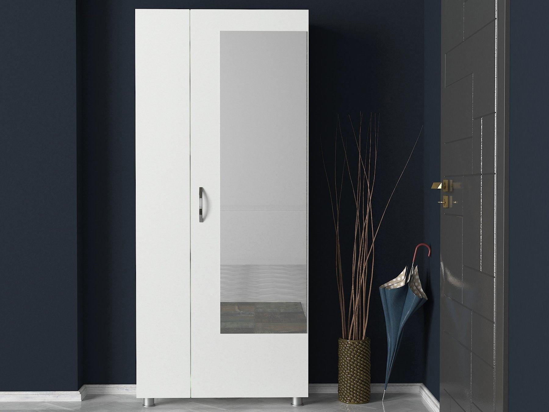 Support d'entrée Meyra - White