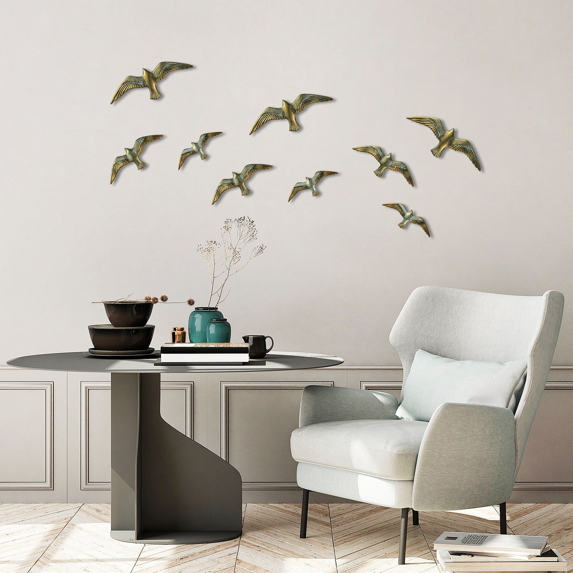 Accessoire mural décoratif Flying Seagulls - 1