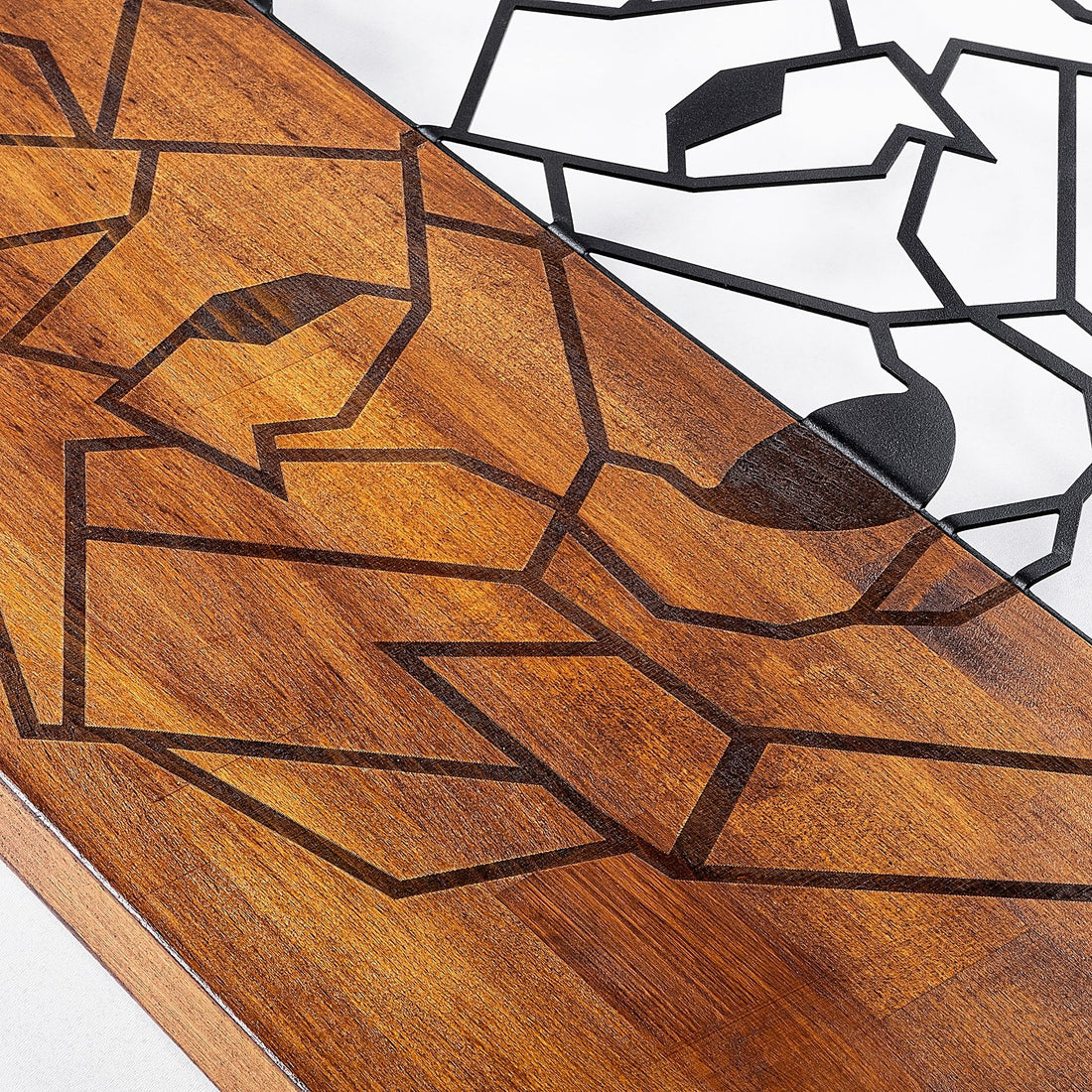 Accessoire mural en bois décoratif Wolf1