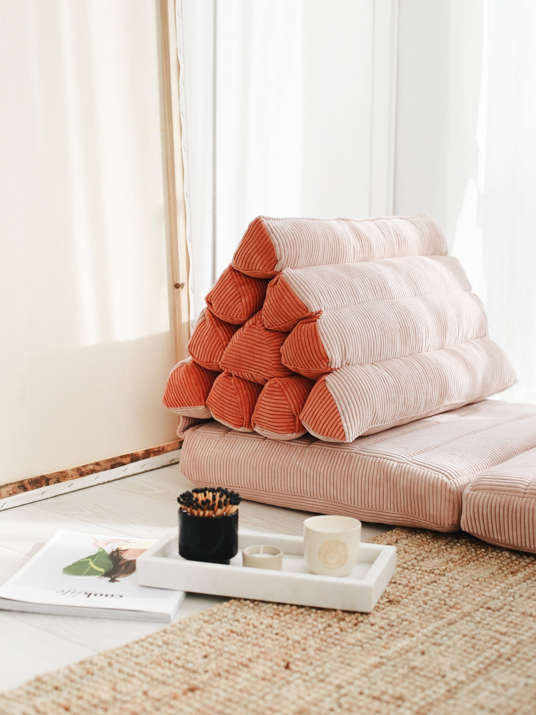 Coussin Keyf Pliant - Rose