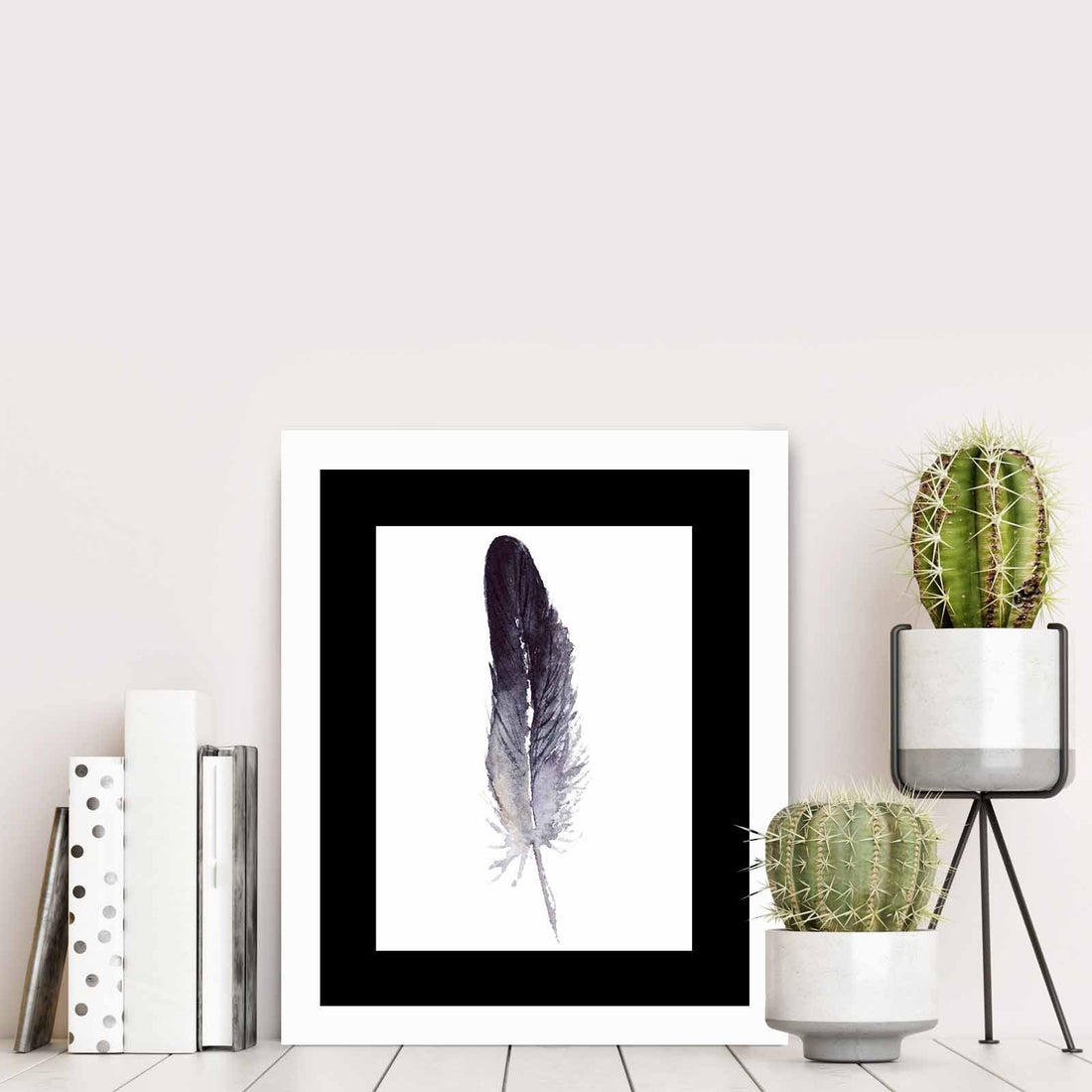 Peinture mdf encadrée décorative BCT-041