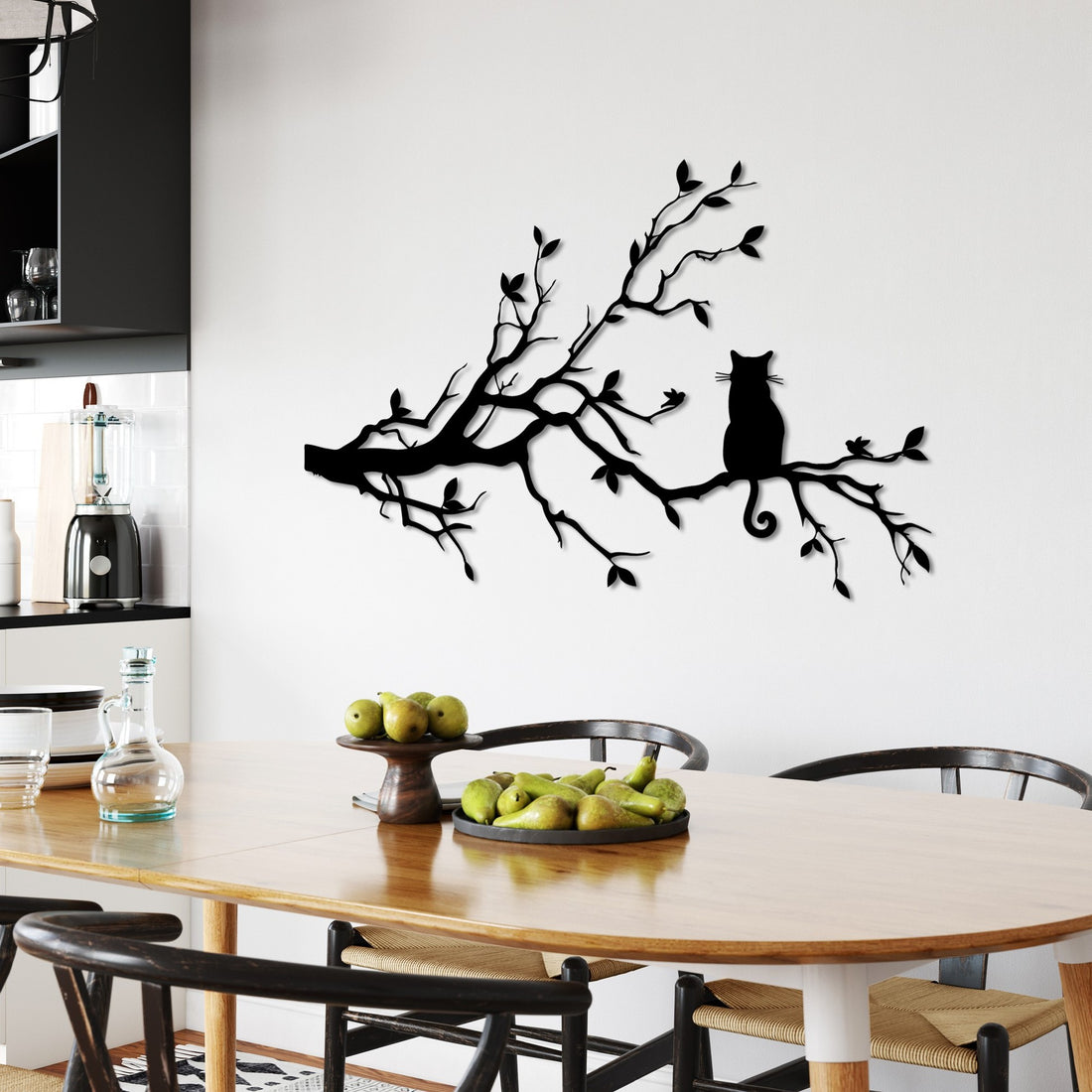 Accessoire mural en métal décoratif Cat 12