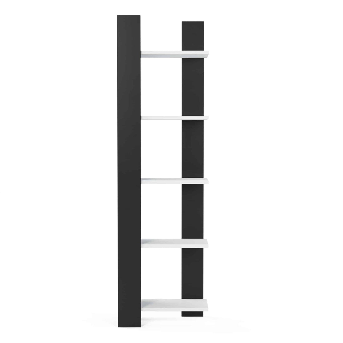 Bibliothèque à 5 niveaux Reeta | Bibliothèque d'angle