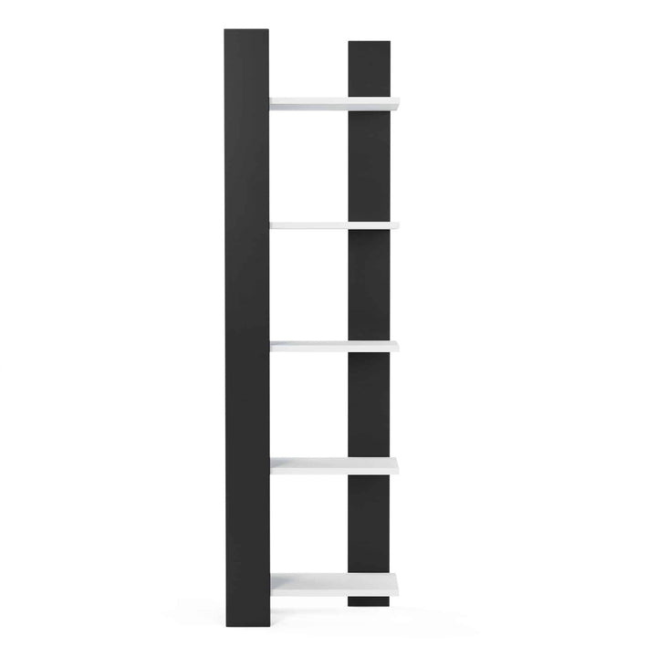 Bibliothèque à 5 niveaux Reeta | Bibliothèque d'angle