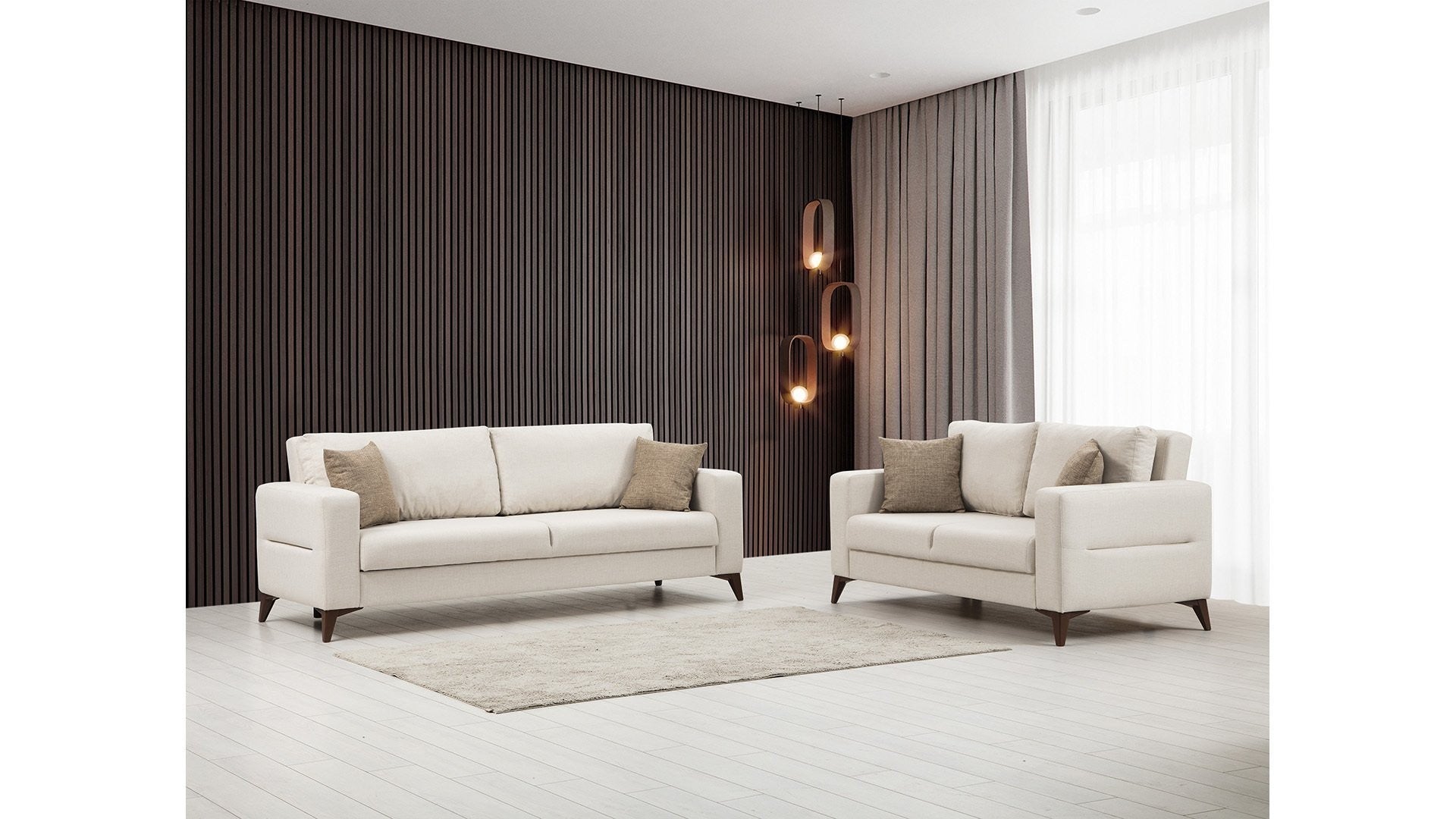 Canapé Kristal 3+2 - Beige