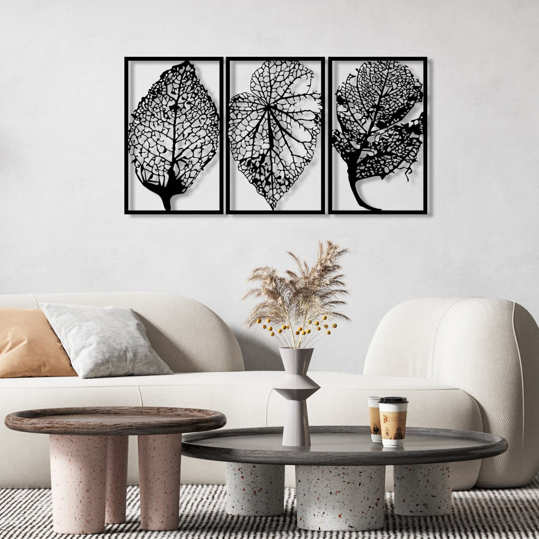 Accessoire mural en métal décoratif Saye