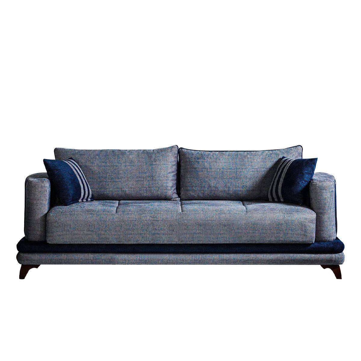 Malta canapé lit clic-clac 3 places avec coffre de rangement