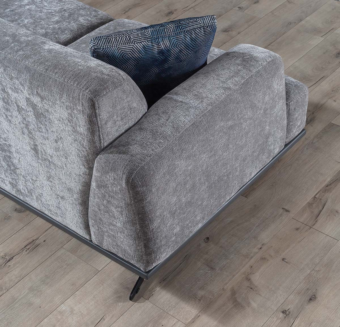 Magnum Ensemble de Canapé Bleu Gris