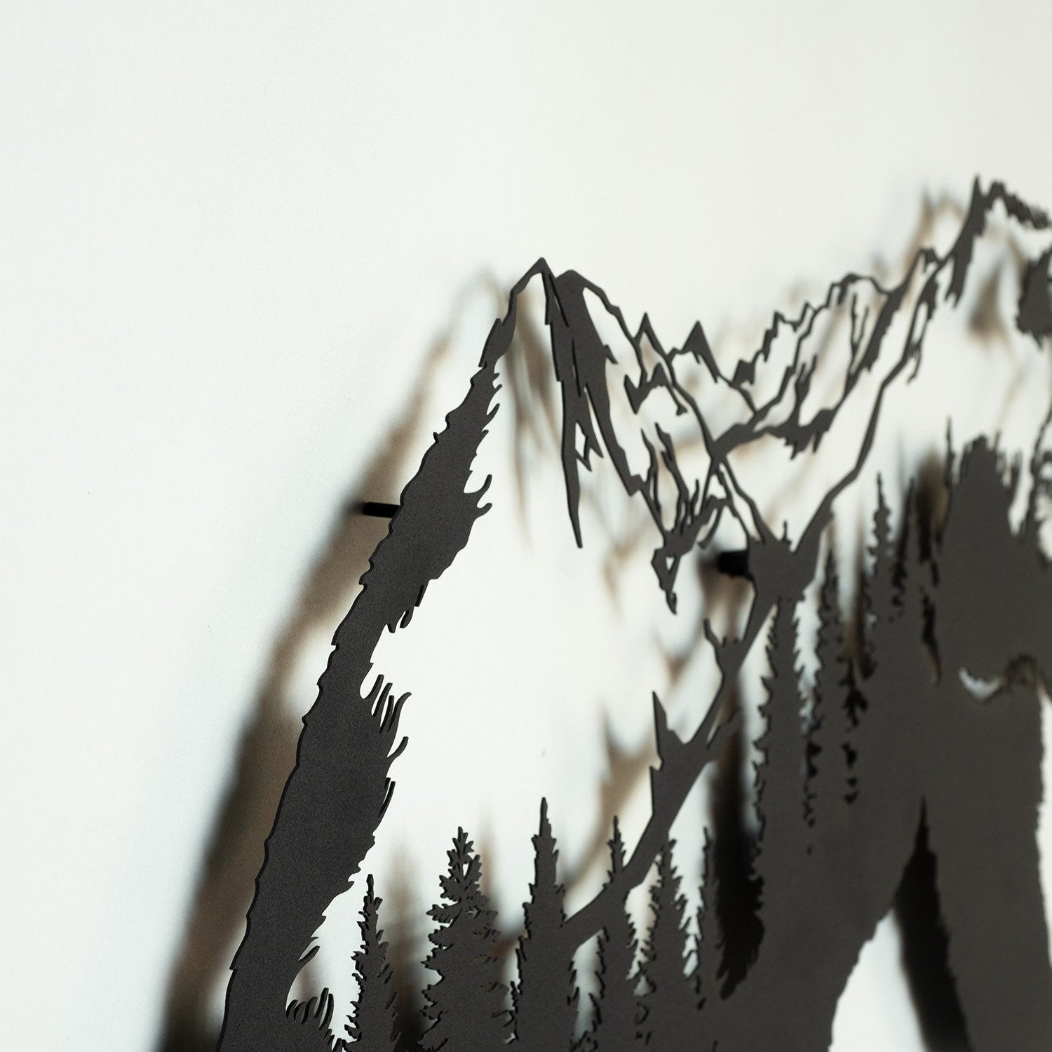 Accessoire mural en métal décoratif Landscape Bear Metal Wall Art - APT626