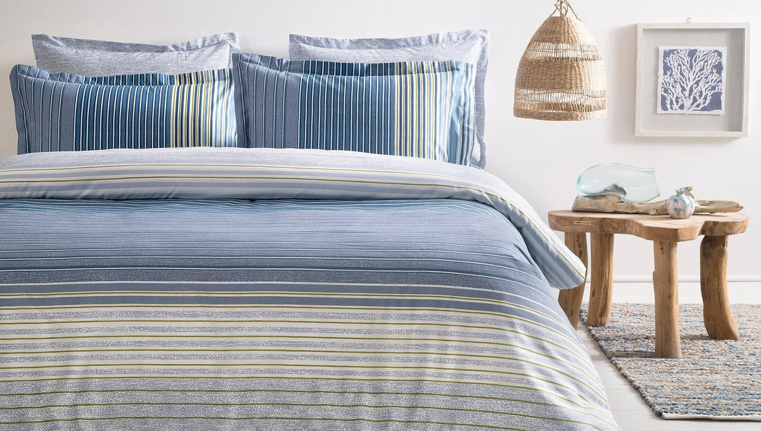 Pernelle Parure de Lit Bleu